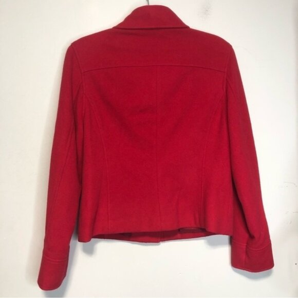 Nygard Vintage Wool Cashmere Red Button Up Jacket size 6 - Picture 7 of 7